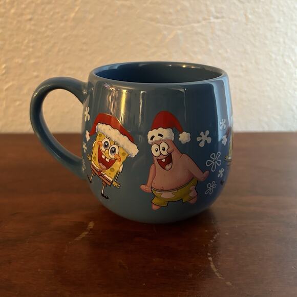 SpongeBob Coffee Cup Mug Christmas Sponge Bob and Patrick 2018 Viacom - Picture 3 of 7